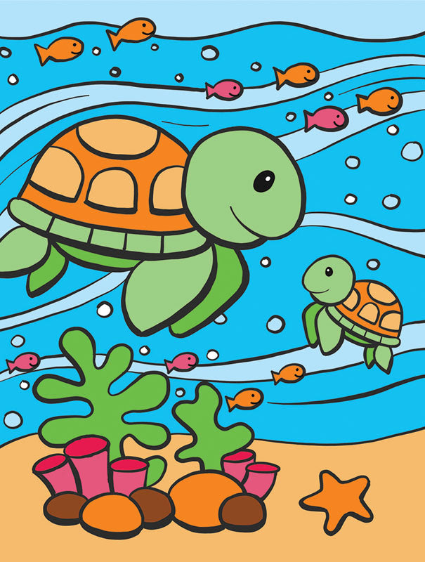 MY FIRST PAINT BY NUMBER - SEA TURTLE