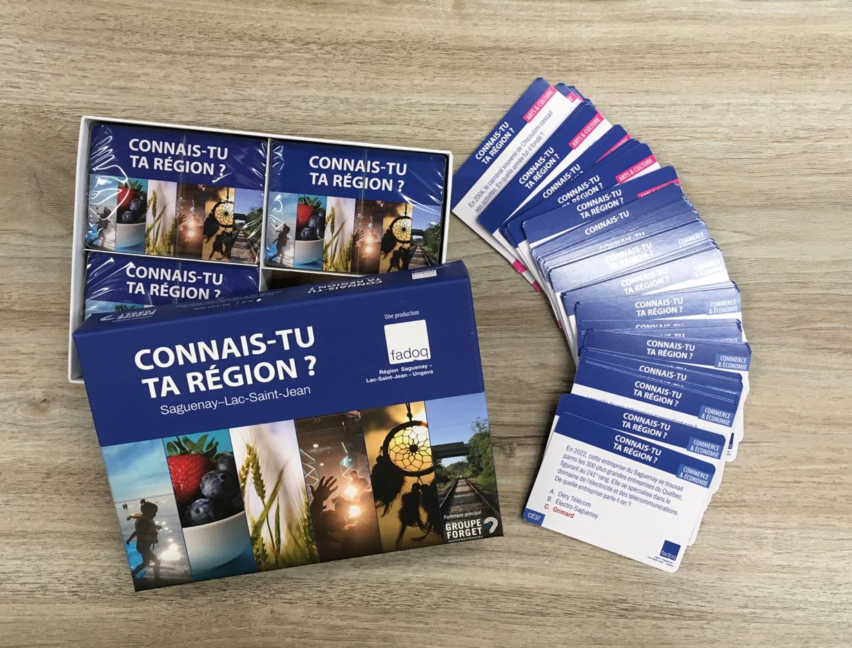 JEU CONNAIS-TU TA RÉGION? SAGUENAY-LAC-SAINT-JEAN 2