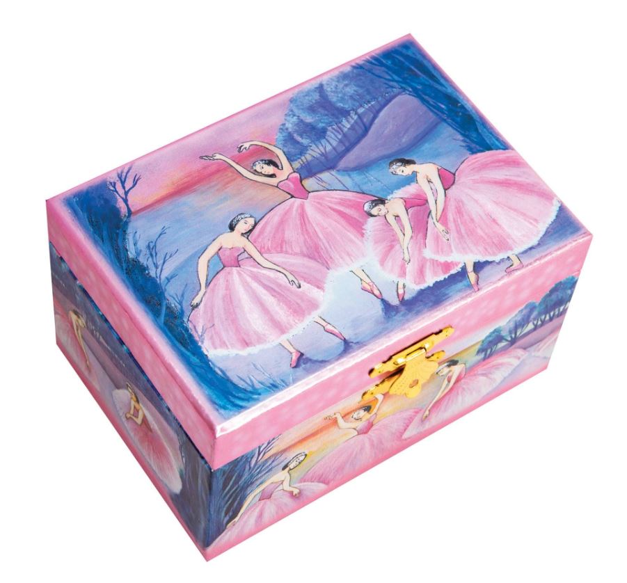 JEWELRY BOX WITH BALLERINAS ON IT