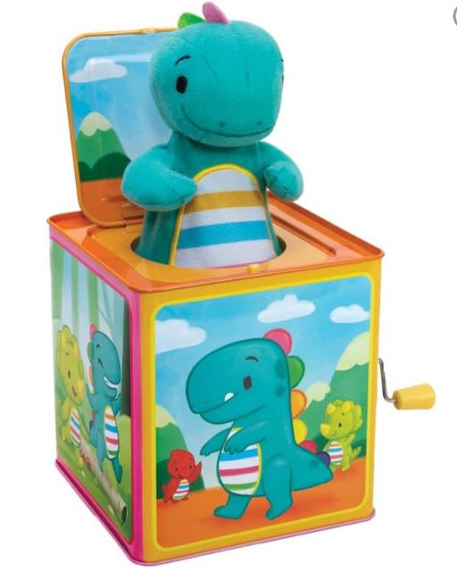 JACK IN THE BOX - BÉBÉ DINOSAURE DE 5.5"