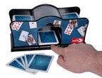 NORIS - BRASSEUR DE CARTES AUTOMATIQUE À PILES POUR 2 JEUX DE CARTES
