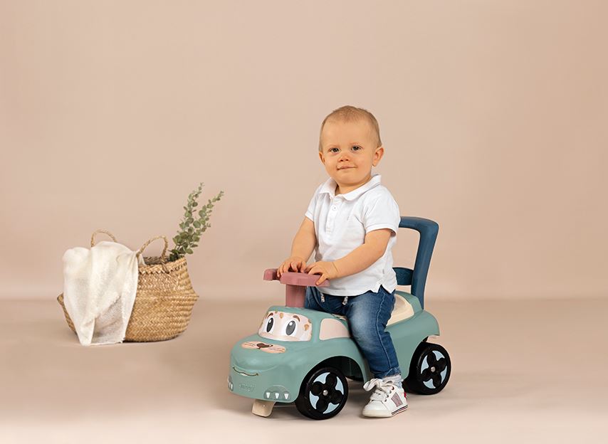 LITTLE SMOBY - PORTEUR 2 EN 1 AUTO
