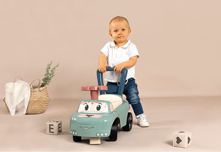 LITTLE SMOBY - PORTEUR 2 EN 1 AUTO