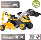 SMOBY - TRACTEUR BUILDER MAX + REMORQUE