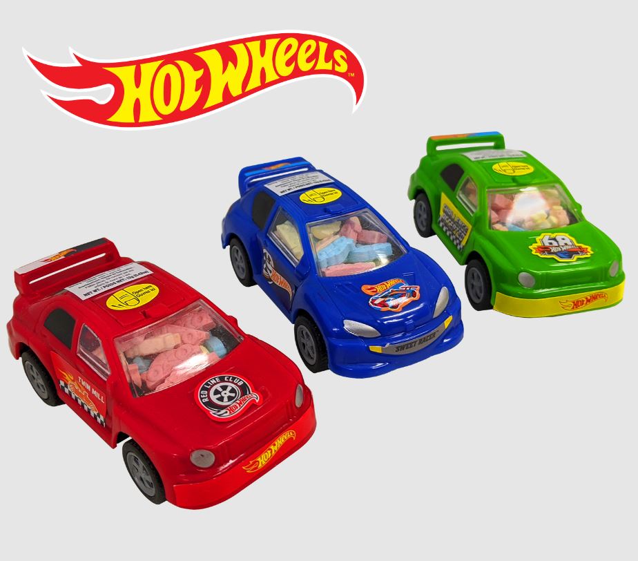 HOT WHEELS - VOITURE AVEC BONBON ASST