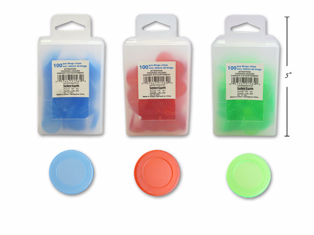 JETONS DE BINGO 100 PIÈCES ASST