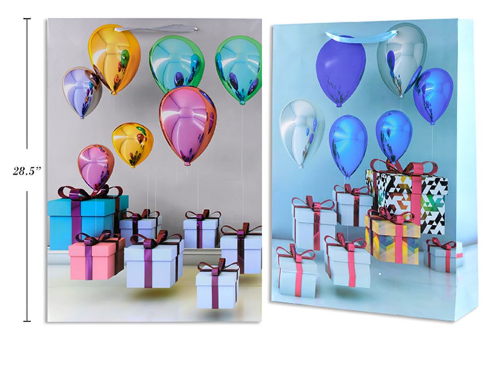 SAC CADEAU JUMBO - BALLONS ET CADEAUX ASST
