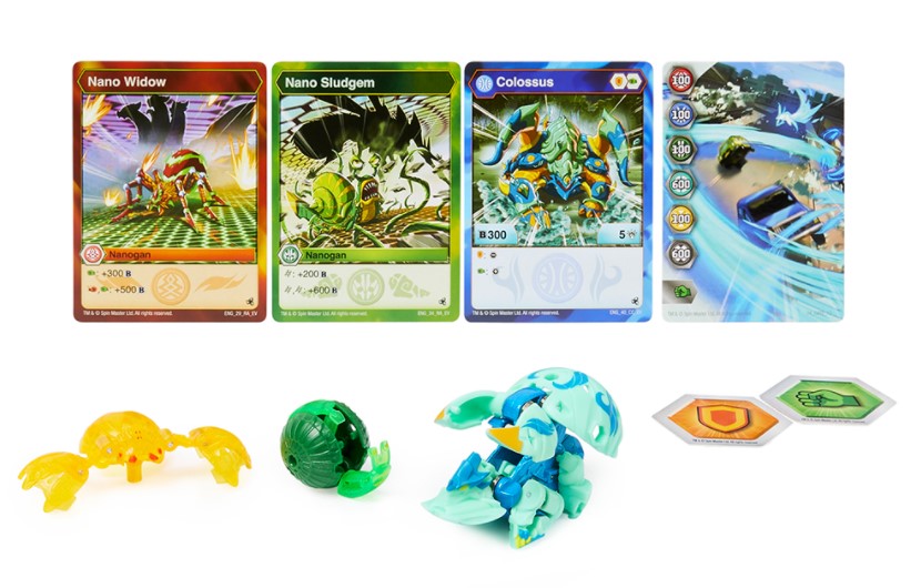 BAKUGAN - DEUX BALLES - SÉRIE PLATINUM POWER UP ASST