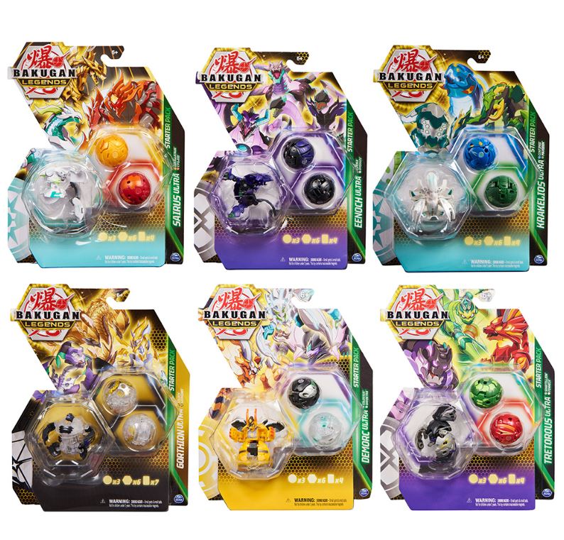 BAKUGAN - LÉGENDES ENSEMBLE DE DÉPART DE 3 BALLES SÉRIE 5 ASST