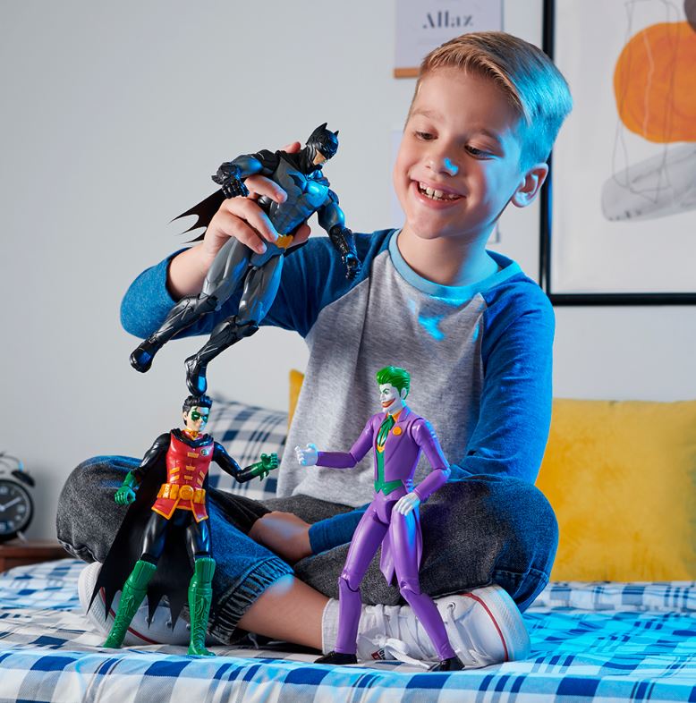 BATMAN - COFFRET DE 3 FIGURINES ARTICULÉES 30 CM