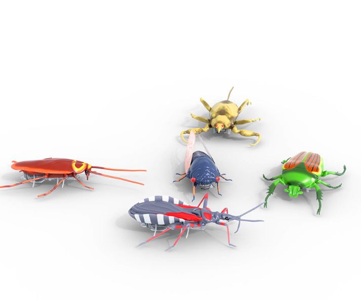 HEXBUG NANO - ENSEMBLE DE 5 INSECTES EN FOLIE
