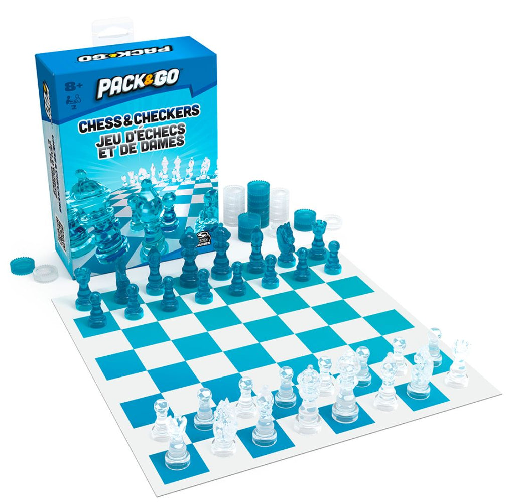 JEU D'ÉCHECS ET DE DAMES - VOYAGE