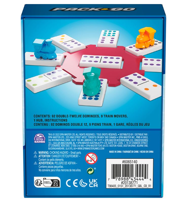 JEU DOMINOS TRAIN MEXICAIN DOUBLE 12 - VOYAGE