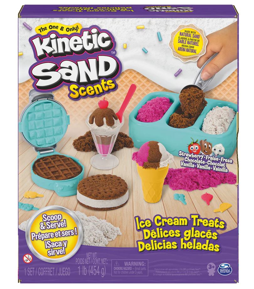 KINETIC SAND - SABLE SYNTHÉTIQUE DÉLICES GLACÉS