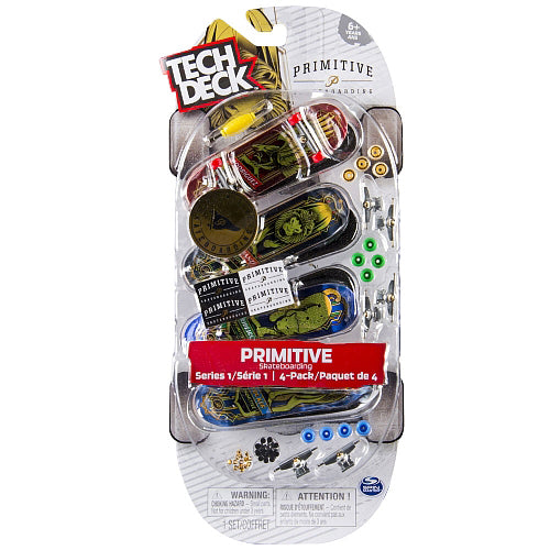 TECH DECK - ASST 4-PACK FINGERBOARDS