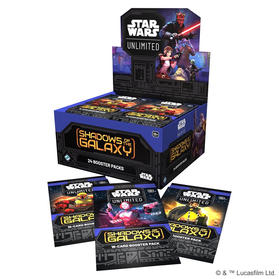 STAR WARS UNLIMITED - SHADOWS OF THE GALAXY BOOSTER ASST