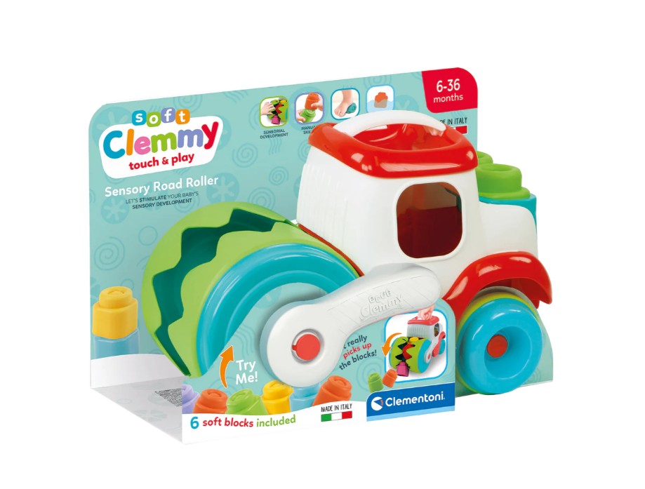 CLEMENTONI SOFT CLEMMY - SENSORY TRUCK BLOCK-EATER ROLLER