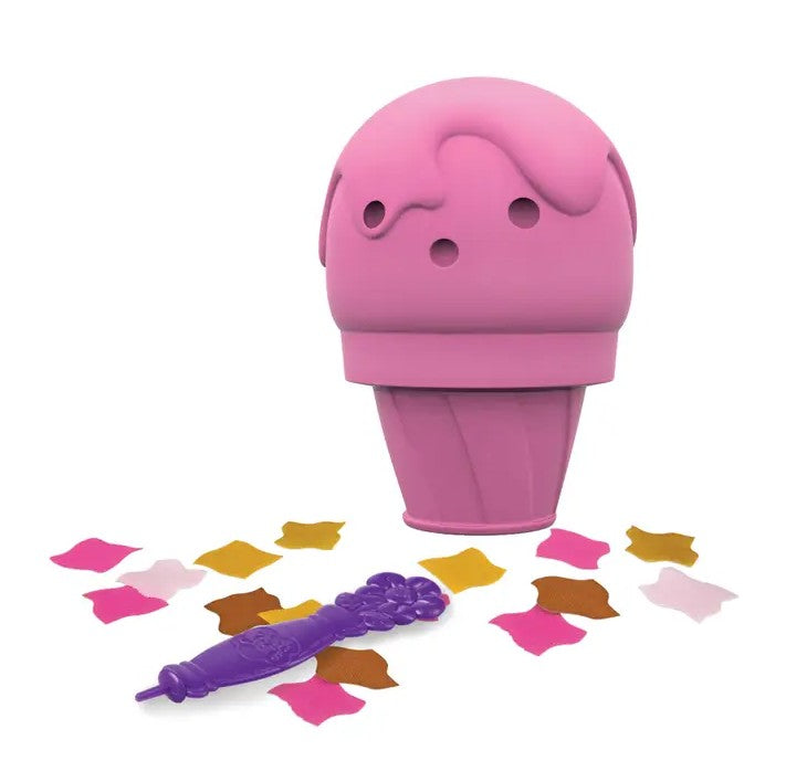 PLUSHCRAFT CHAT GLACÉ 3D (CRÈME GLACÉE)