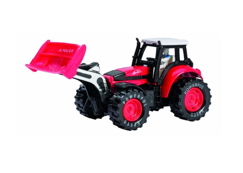 TRACTOR SCOOP - FRICTION DIE-CAST (ASSORTED)