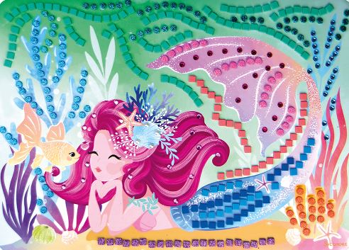 STICK'N FUN - EXTRA-LARGE 5 MOSAÏQUES SIRÈNES