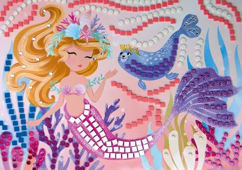 STICK'N FUN - EXTRA-LARGE 5 MOSAÏQUES SIRÈNES