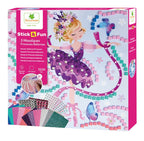 STICK'N FUN - GRAND MODÈLE 5 MOSAÏQUES PRINCESSE BALLERINE