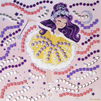 STICK'N FUN - GRAND MODÈLE 5 MOSAÏQUES PRINCESSE BALLERINE