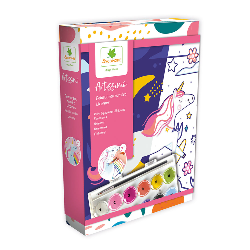 SYCOMORE ARTISSIMO - Small Model 3 PAINT-BY-NUMBERS - UNICORNS