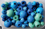 TUBE DE PERLES EN BOIS - 300 PIÈCES ÉCLATANTES