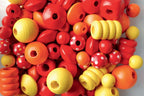 TUBE DE PERLES EN BOIS - 300 PIÈCES ÉCLATANTES
