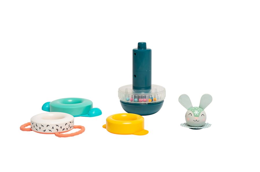 TAF TOYS - HUNNY BUNNY ANNEAUX À EMPILER