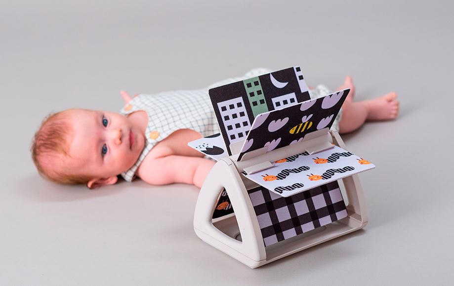 TAF TOYS - LIVRE TOURNANT POSITION VENTRALE