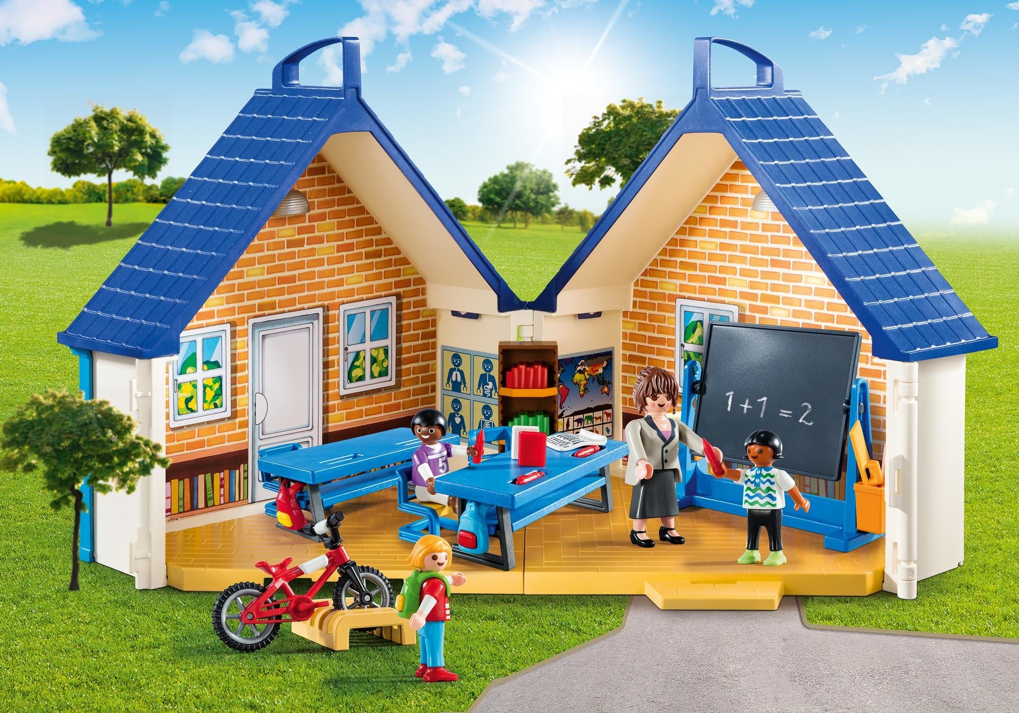 PLAYMOBIL CITY LIFE - ÉCOLE TRANSPORTABLE #5662