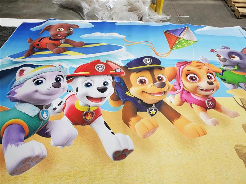 BEDROOM RUG - PLAYROOM - PAW PATROL AT THE BEACH