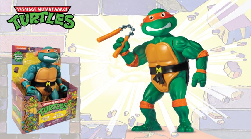 TEENAGE MUTANT NINJA TURTLES - FIGURINE D'ACTION MICHELANGELO 12"