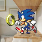 JIXELZ REMIX ENSEMBLE DE BRICOLAGE - SONIC LE HÉRISSON - SONIC ET L'ANNEAU