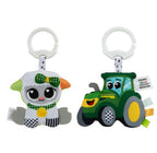 LAMAZE - HOCHET PETITS AMIS DE LA FERME (TRACTEUR OU AGNEAU) ASST