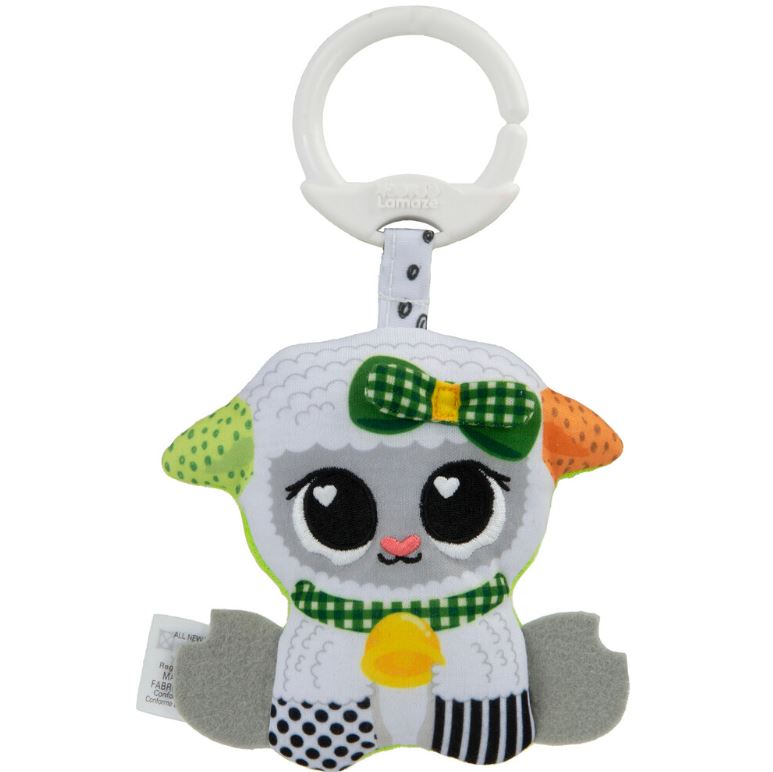 LAMAZE - HOCHET PETITS AMIS DE LA FERME (TRACTEUR OU AGNEAU) ASST