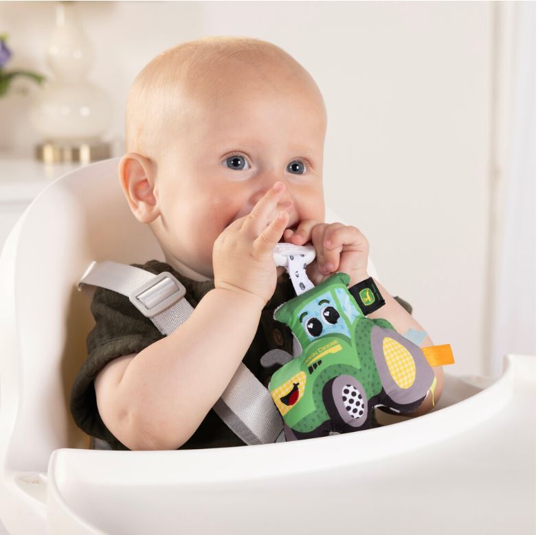 LAMAZE - HOCHET PETITS AMIS DE LA FERME (TRACTEUR OU AGNEAU) ASST