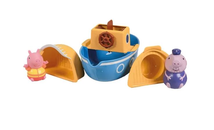 PEPPA PIG - GRANDPA PIG WITH SPLASH BOAT