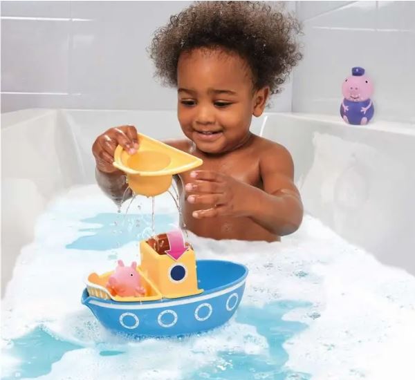 PEPPA PIG - GRANDPA PIG WITH SPLASH BOAT