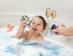 TOMY TOOMIES - GICLEURS DE BAIN – FAMILLE BLUEY (ENSEMBLE DE 4)