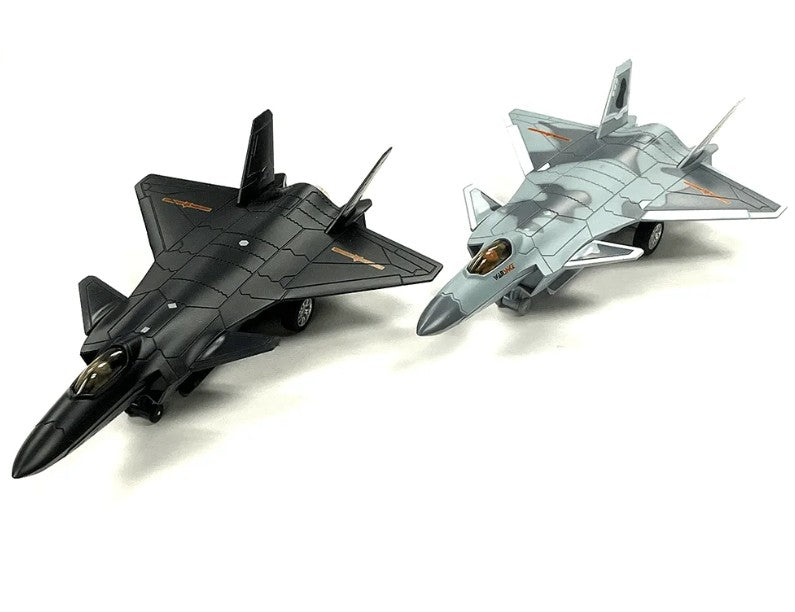 J-20 FIGHTER JET WITH SOUNDS AND LIGHTS 9"