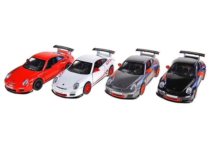 KINSMART - VOITURE 2010 PORSCHE 911 CT3 RS 5" 1/36 ASST