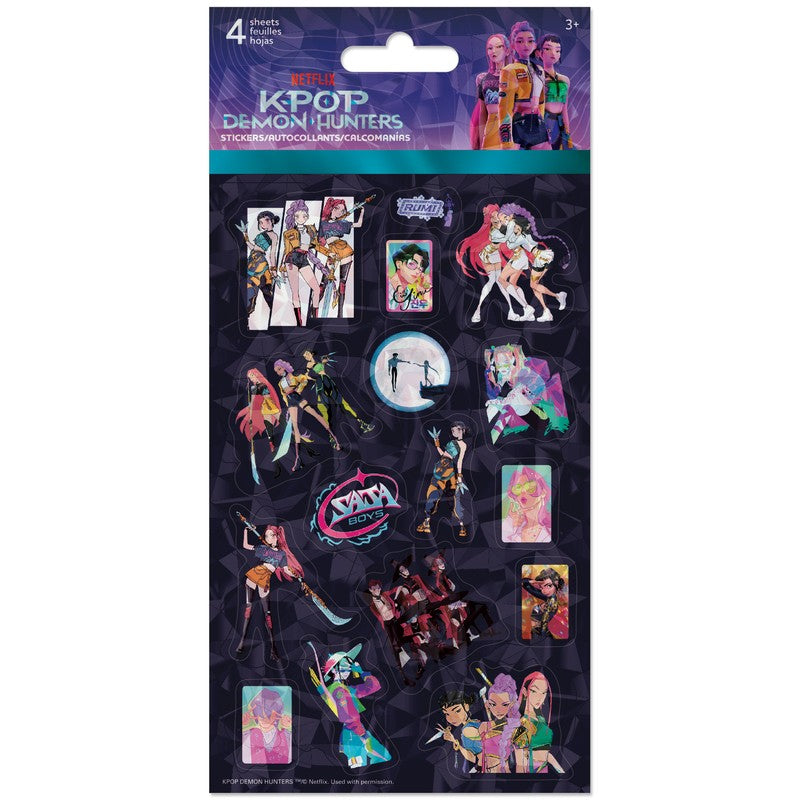 K-POP WARRIORS - KPOP DEMON HUNTERS STICKERS - 4 SHEETS