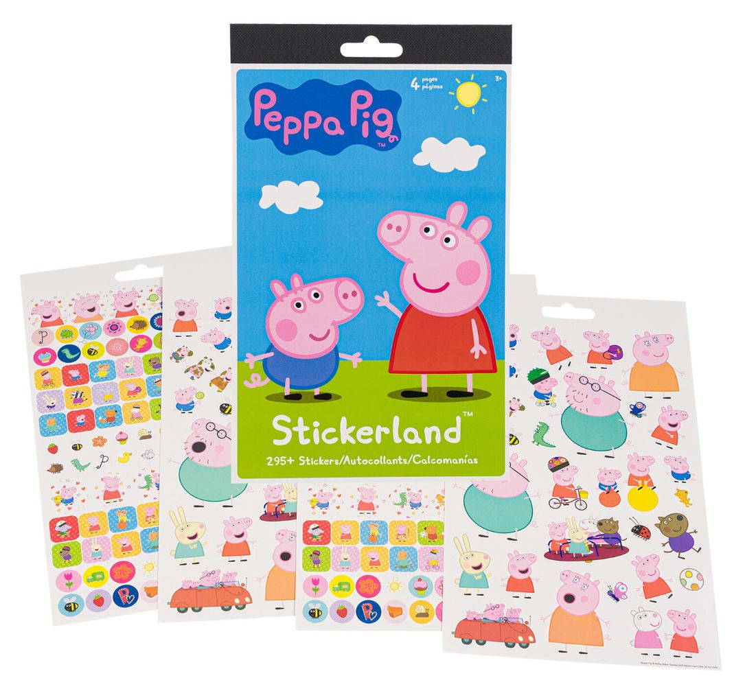 PEPPA PIG STICKERS - 4 PAGES