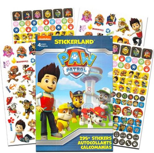 PAW PATROL STICKER BOOK - 4 PAGES