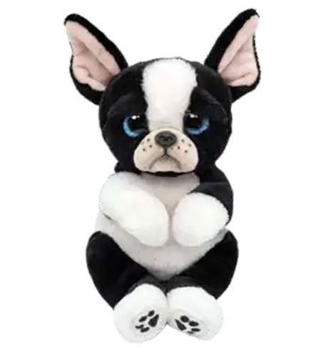 PELUCHE TY BEANIE BELLIES - TINK LE CHIEN BOSTON TERRIER PETIT 9"