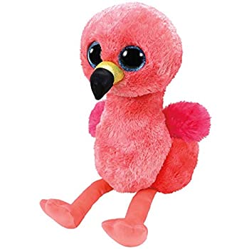 TY BEANIE BOOS PLUSH - GILDA THE PINK FLAMINGO SMALL 6"