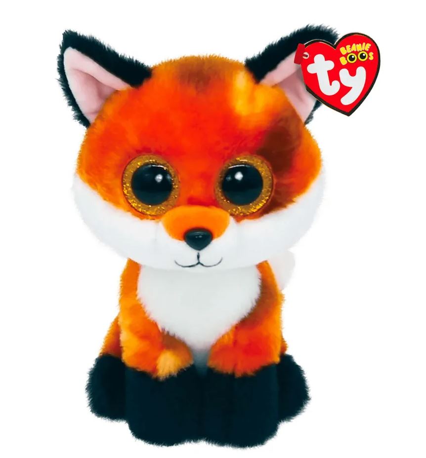 TY BEANIE BOOS PLUSH - MEADOW THE ORANGE FOX LARGE